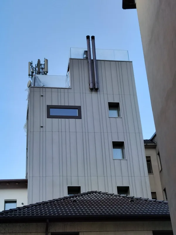 Canna fumaria su misura realizzato da Biocalortech - lavoro 7
